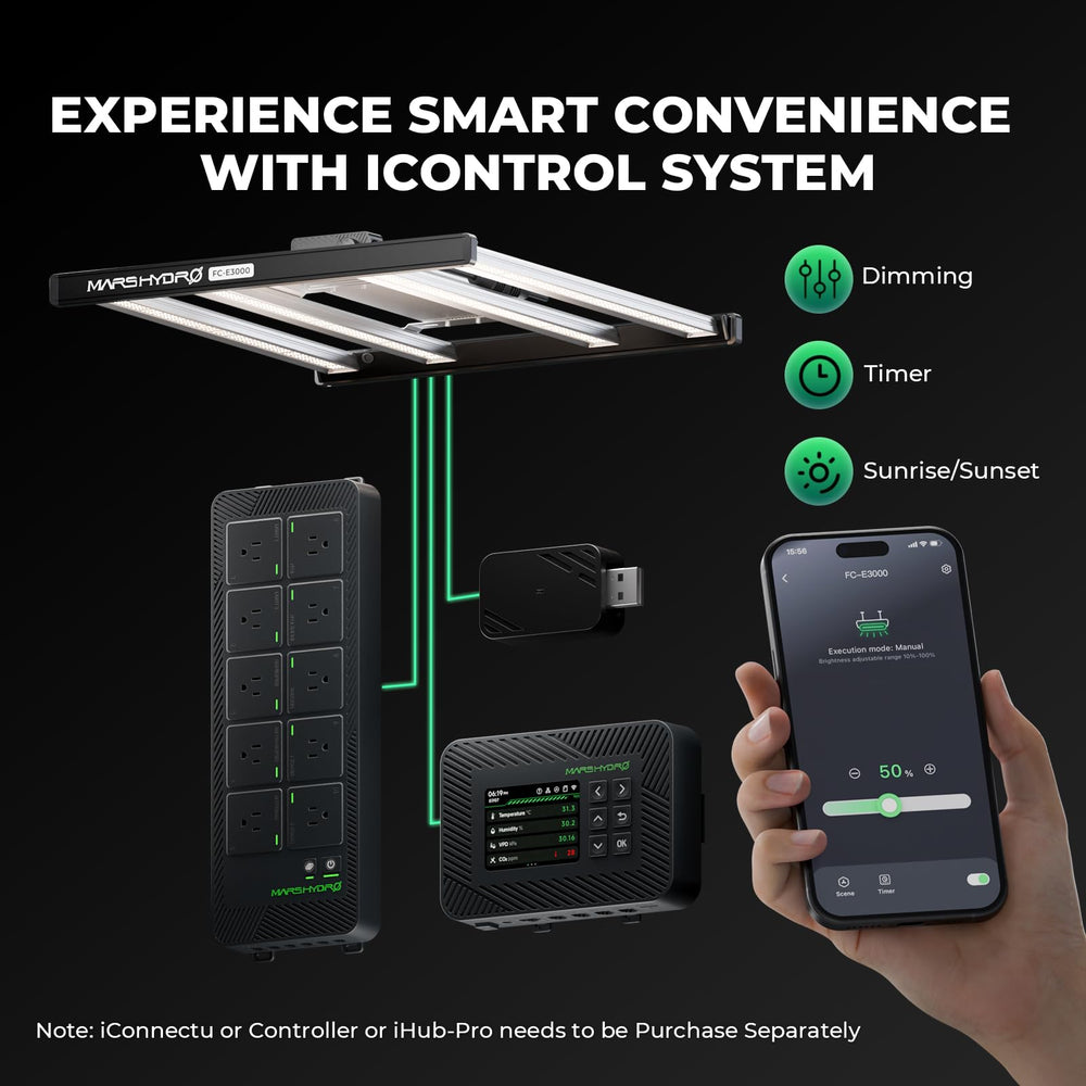 MARS HYDRO driver connection detail enabling simple plug-and-play start