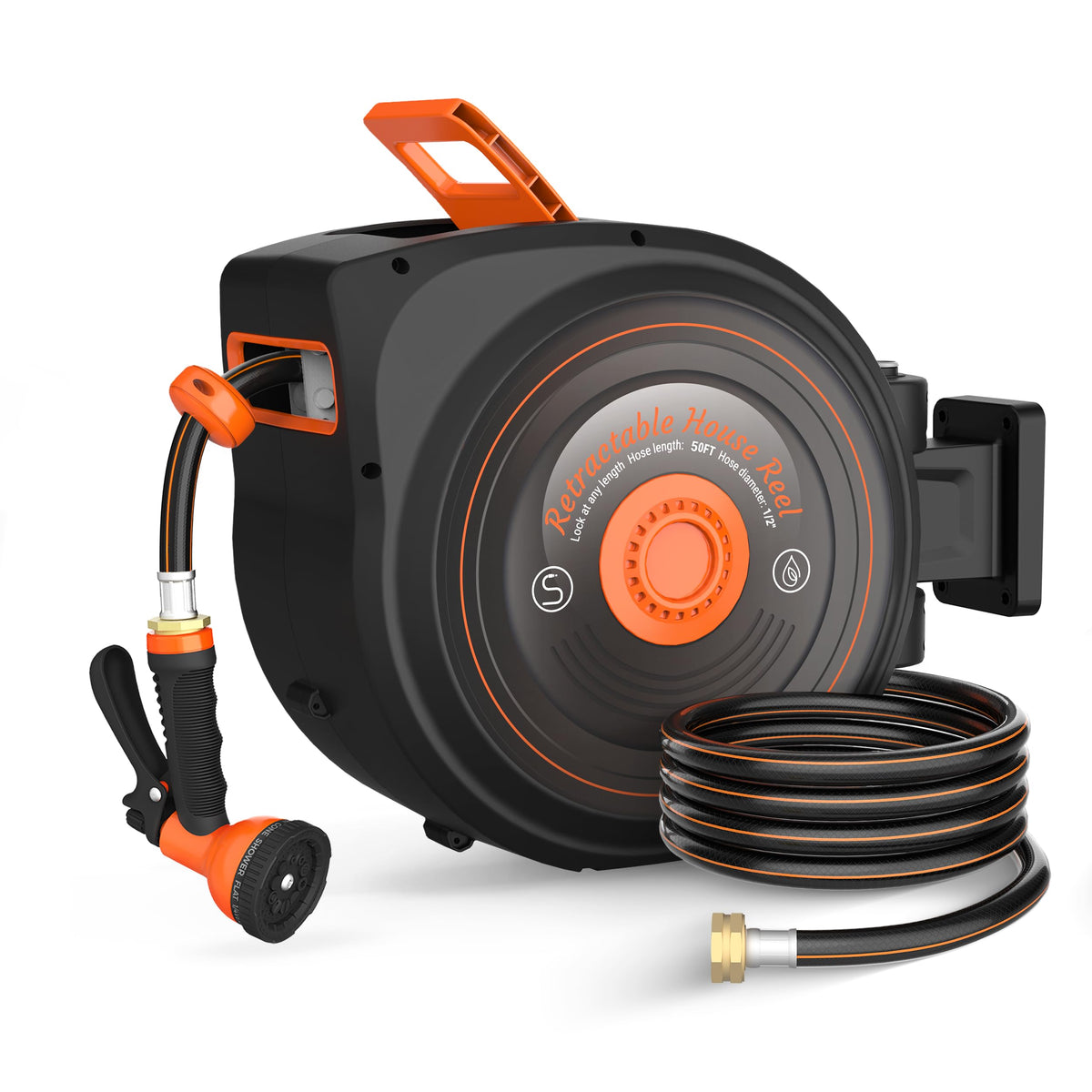 Mars Villa front view mounted reel showing tidy storage and quick access