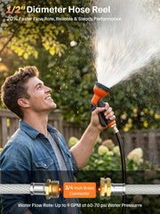 Mars Villa adjustable nozzle illustrating 10 spray patterns for versatility