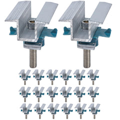 Marsrut front packaging showing 20 clamps and included hardware for ease