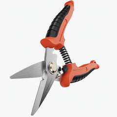 MARTIAN front view of tin snips showing compact heavy duty design and versatility