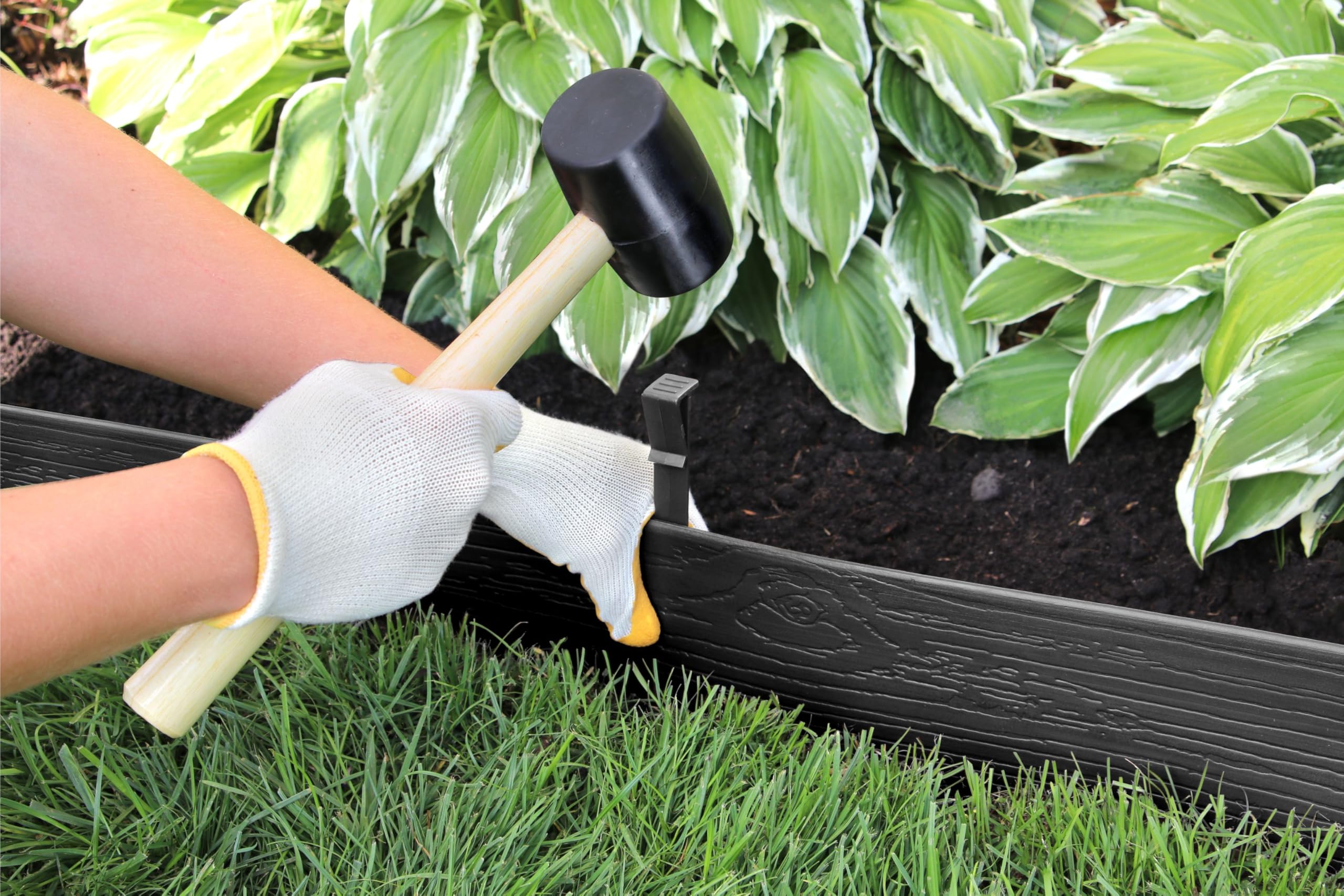 Master Mark curved layout demonstration bending smoothly for garden paths