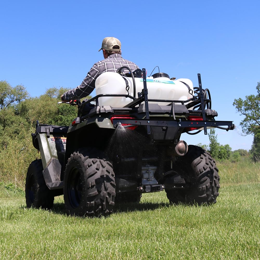 Master Mfg spray gun extended demonstrating long reach for spot spraying