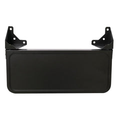 Masterbuilt front shelf folded down on Gravity Series 560 for compact storage benefit