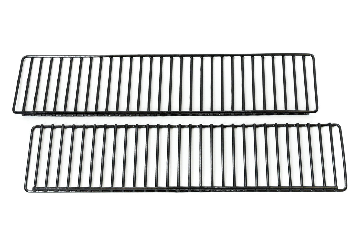 Masterbuilt warming rack front view showing fit and extra cooking space benefit