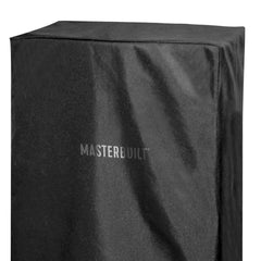 Masterbuilt label and stitched seams detail for durable construction
