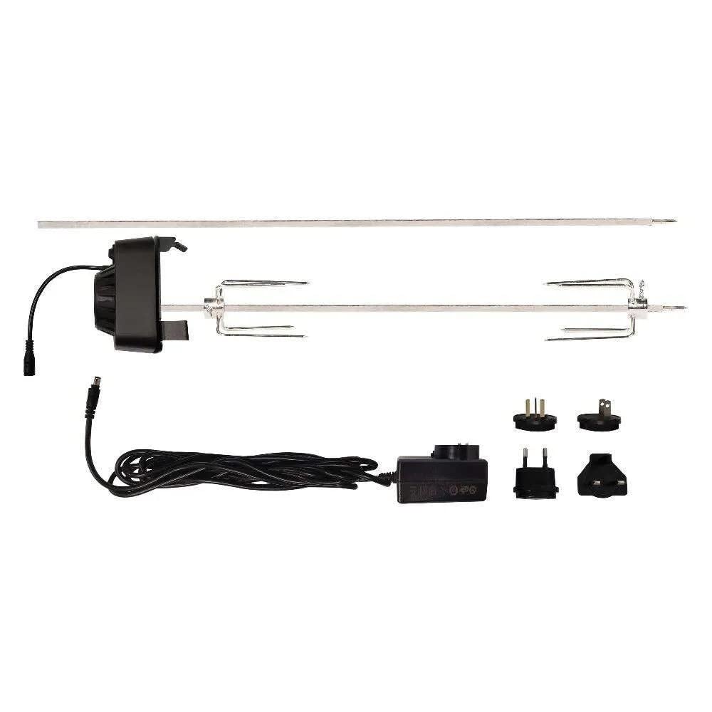 Masterbuilt rotisserie front assembly showing fit and durable construction for reliable cooking