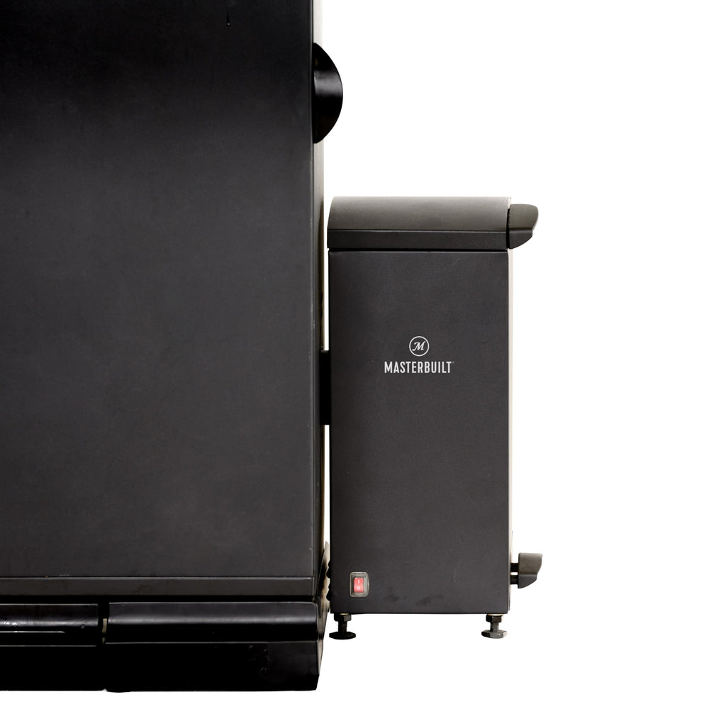 Masterbuilt slow smoker size comparison next to ruler showing compact dimensions benefit