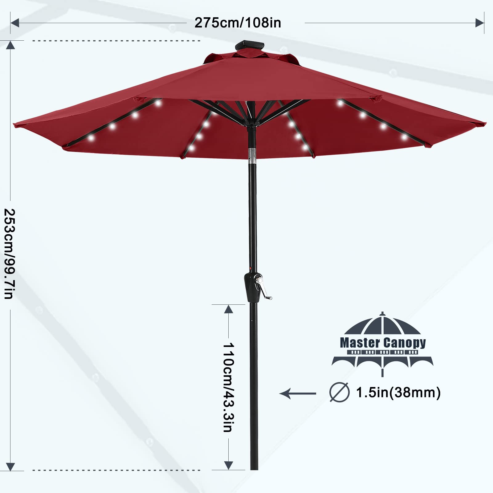 MASTERCANOPY canopy fabric close-up highlighting water-resistant texture and breathability