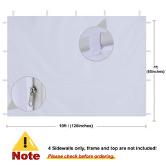 MASTERCANOPY close-up of doorwall zipper offering easy access and secure closure