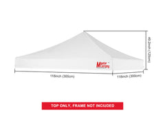 MASTERCANOPY 500D fabric closeup showing texture and durable water resistance