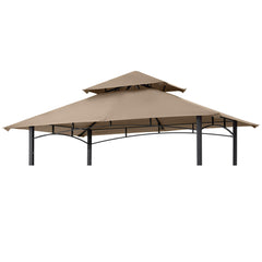 MASTERCANOPY front view of replacement canopy shows full roof coverage and protection