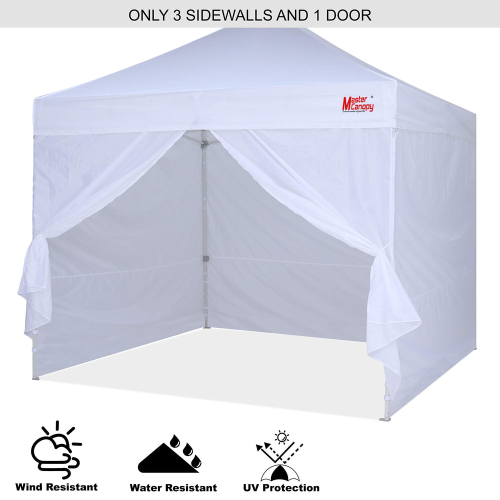 MASTERCANOPY installed at an outdoor market creating a sheltered vendor space