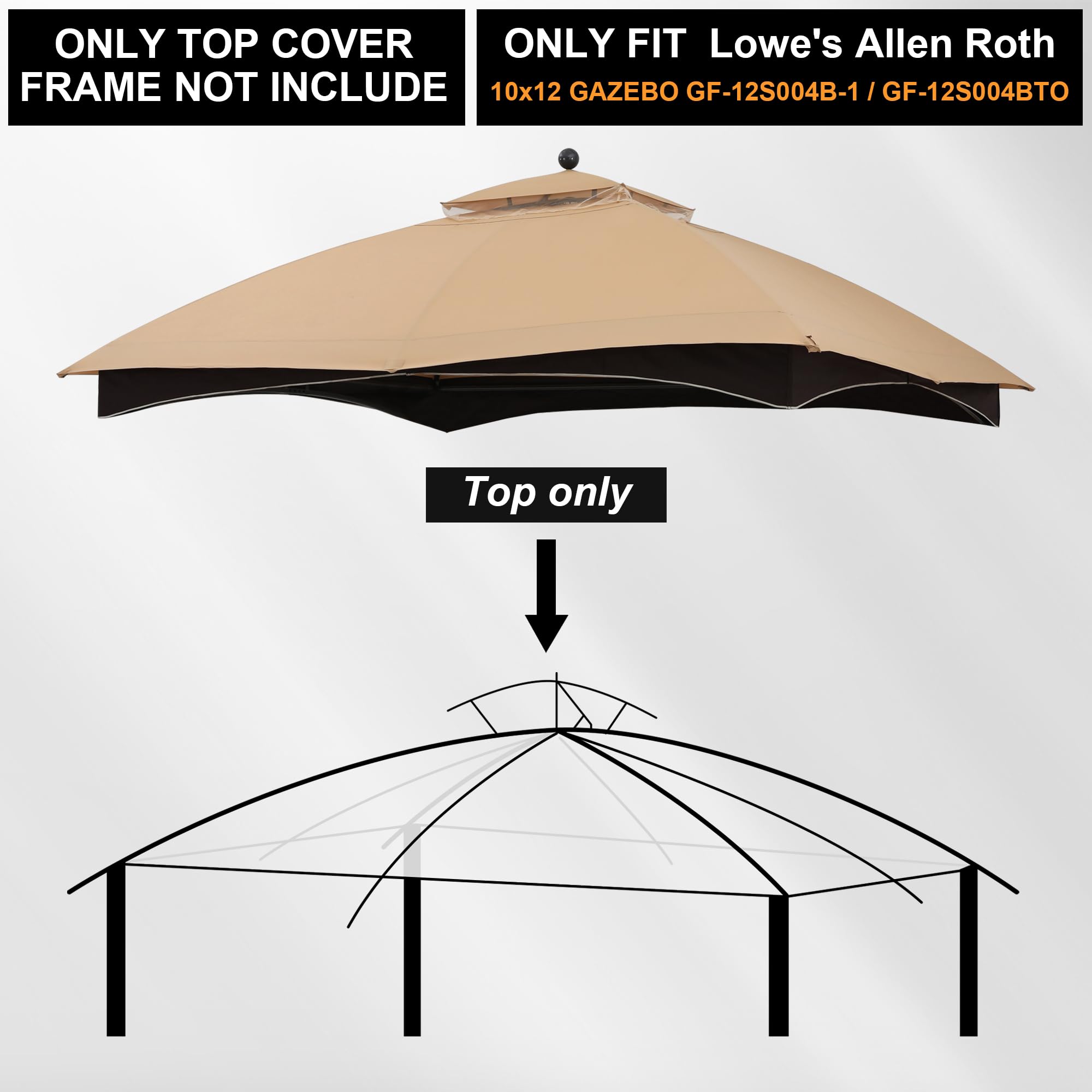 MASTERCANOPY installed on frame outdoors demonstrates proper fit and shade benefit