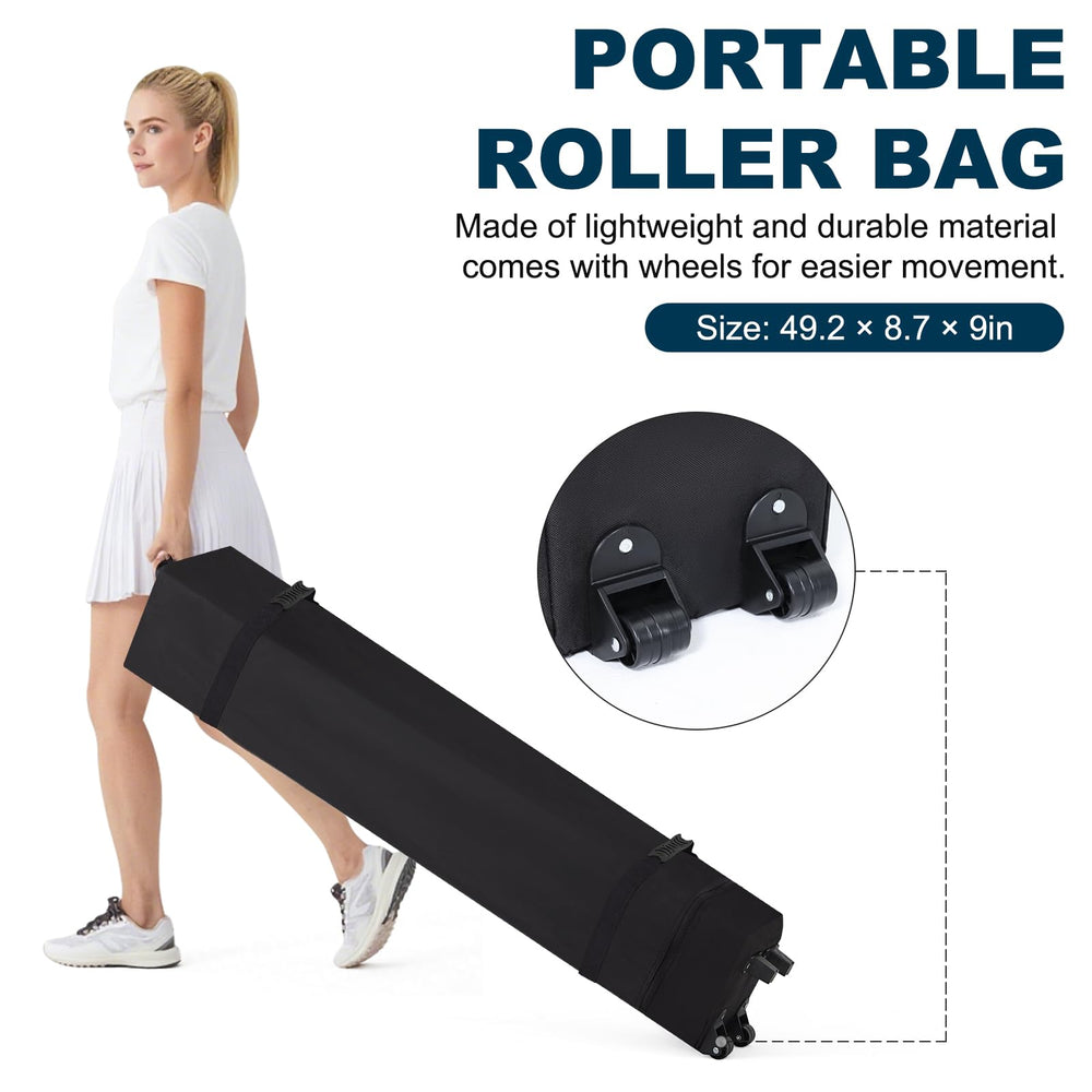 MASTERCANOPY wheeled 600D PVC bag showing convenient transport and reinforced handles