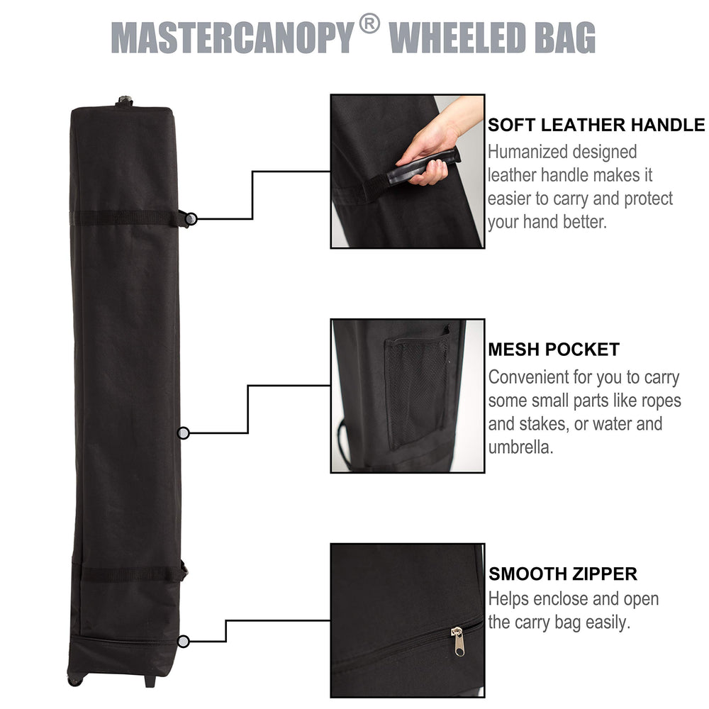 MASTERCANOPY slant leg profile emphasizing stable angled design and headroom