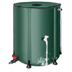 Matalde front view assembled collapsible barrel showing shape and capacity benefit