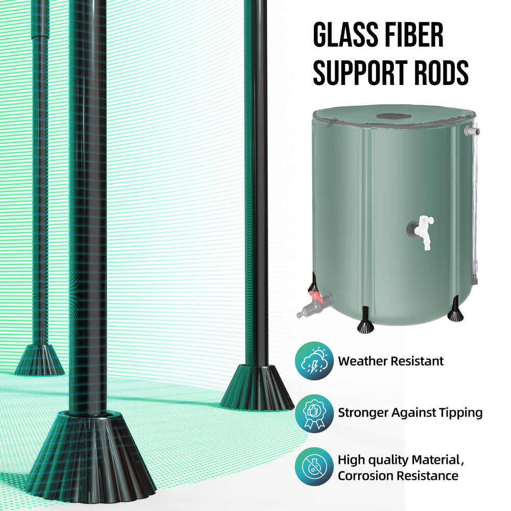 Matalde mesh inlet top blocking debris for cleaner rainwater capture