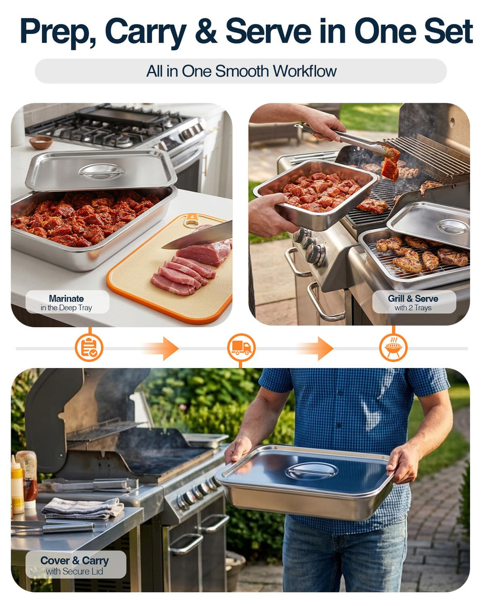Matchwaves removable elevated draining rack lifting food and draining excess liquids