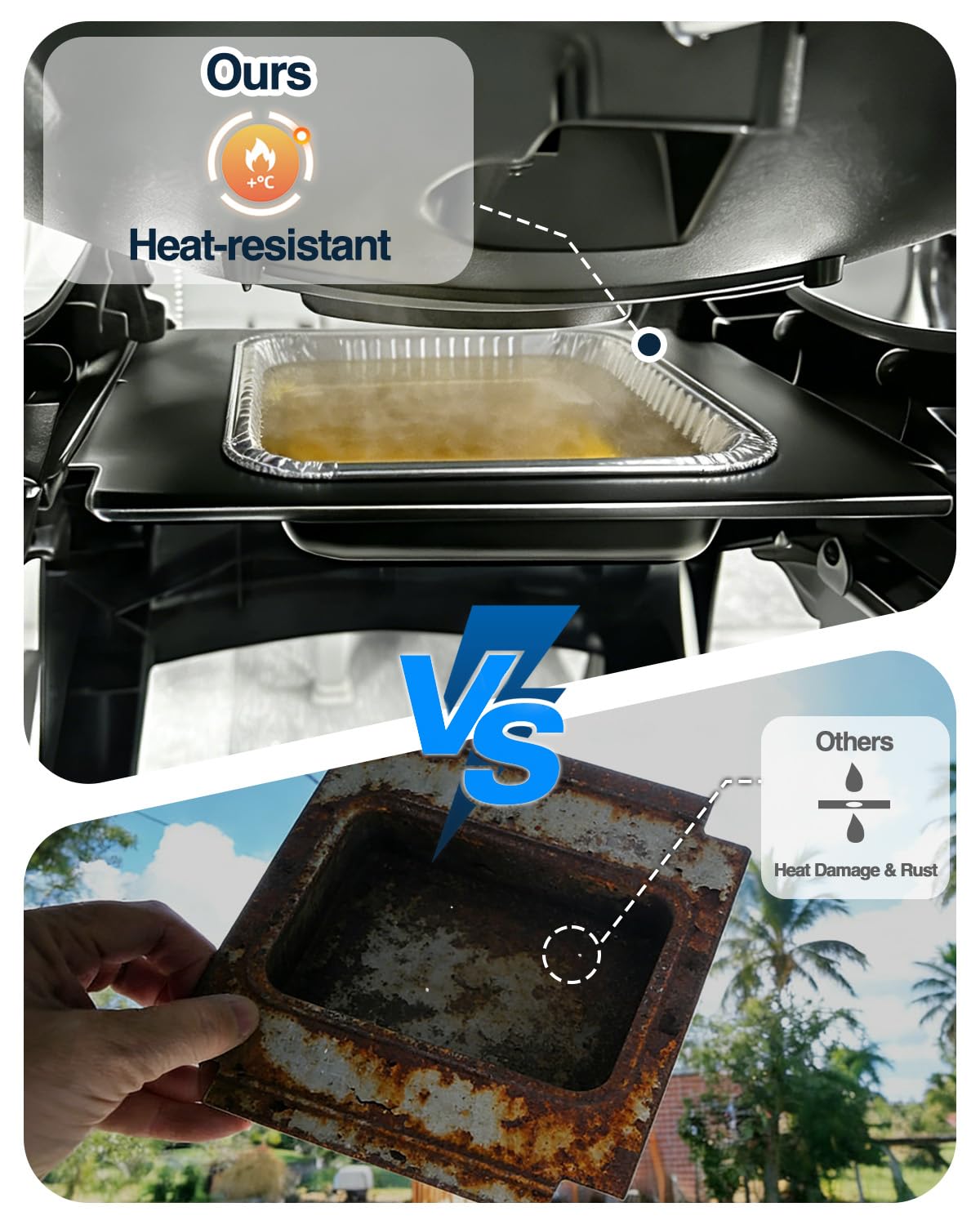 Matchwaves hands removing full liner demonstrating simple cleanup and safe disposal