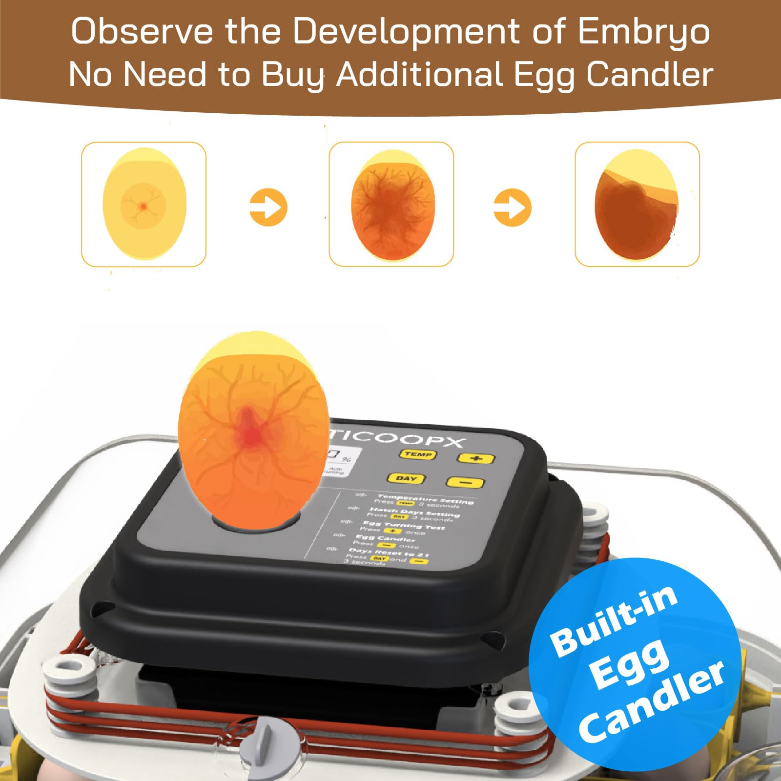 MATICOOPX humidity display and external refill port visible, allows refill without opening