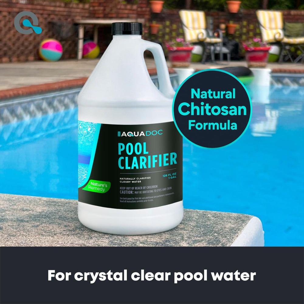 MAV AquaDoc close-up label highlighting chitosan formula and natural benefit