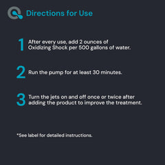 MAV AquaDoc dissolving in spa water showing clear results and quick circulation