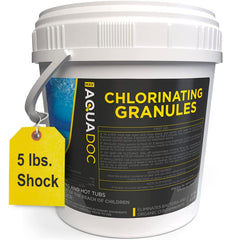 MAV AquaDoc front packaging showing 5 lb tub and benefits