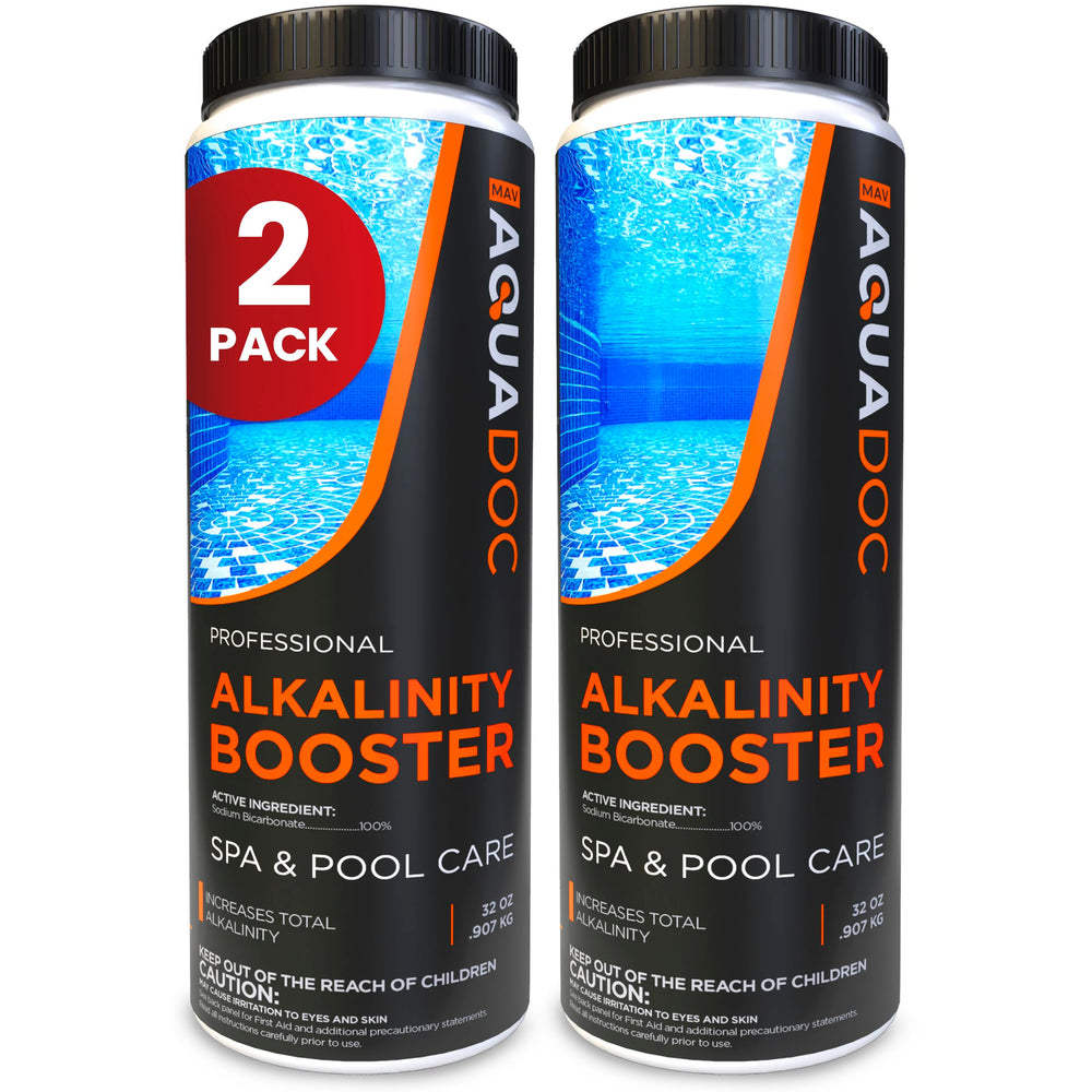 MAV AquaDoc front packaging showing two 2 lb bags for easy quick replacement