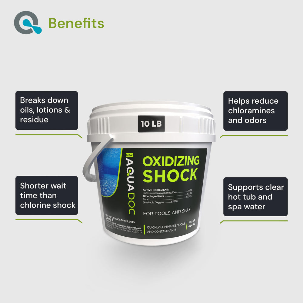 MAV AquaDoc measured dose spoon demonstrating simple accurate dosing