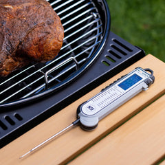 MAVERICK stainless steel micro‑tip probe closeup showing precision sensor
