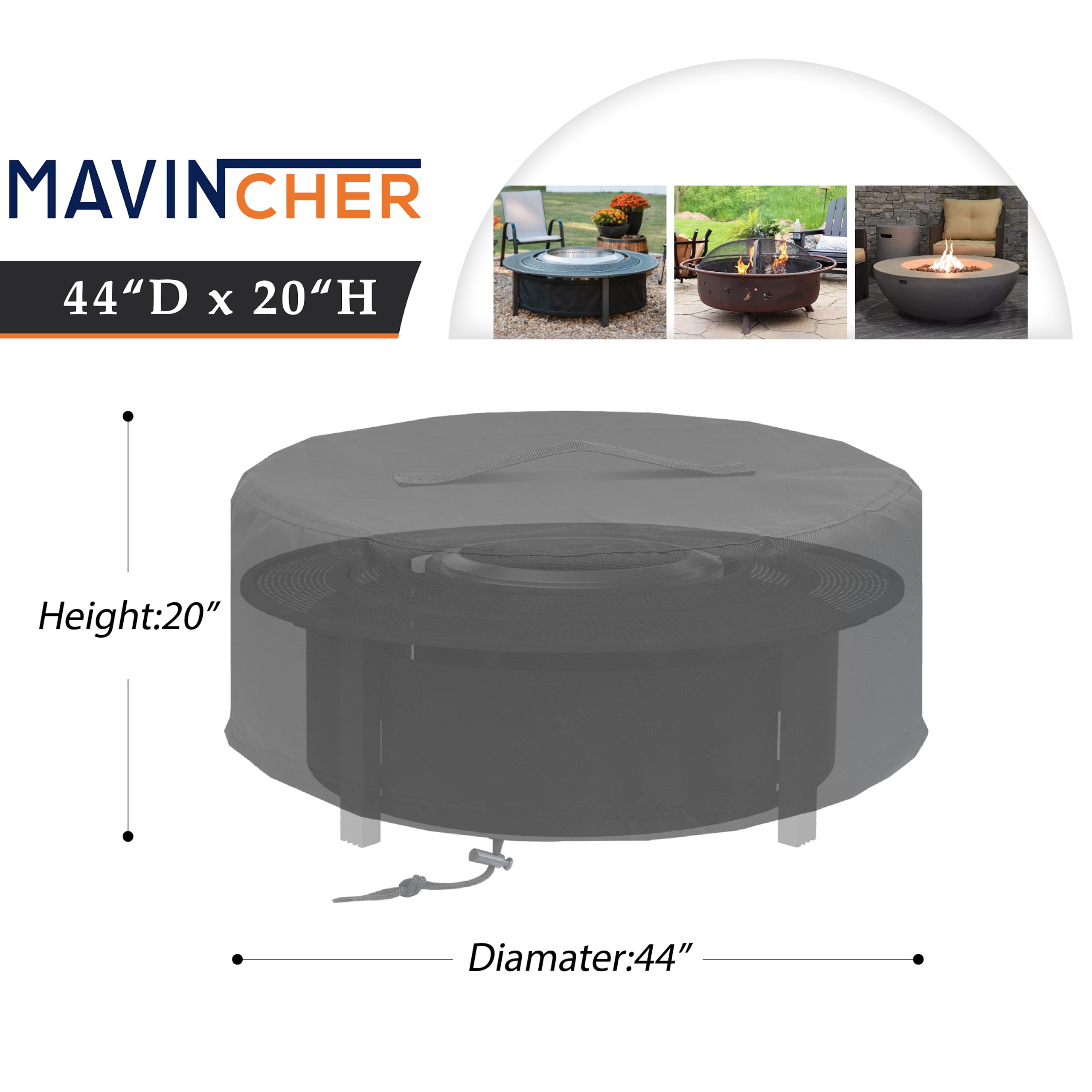 MAVINCHER close-up of 600D fabric texture highlighting water resistance