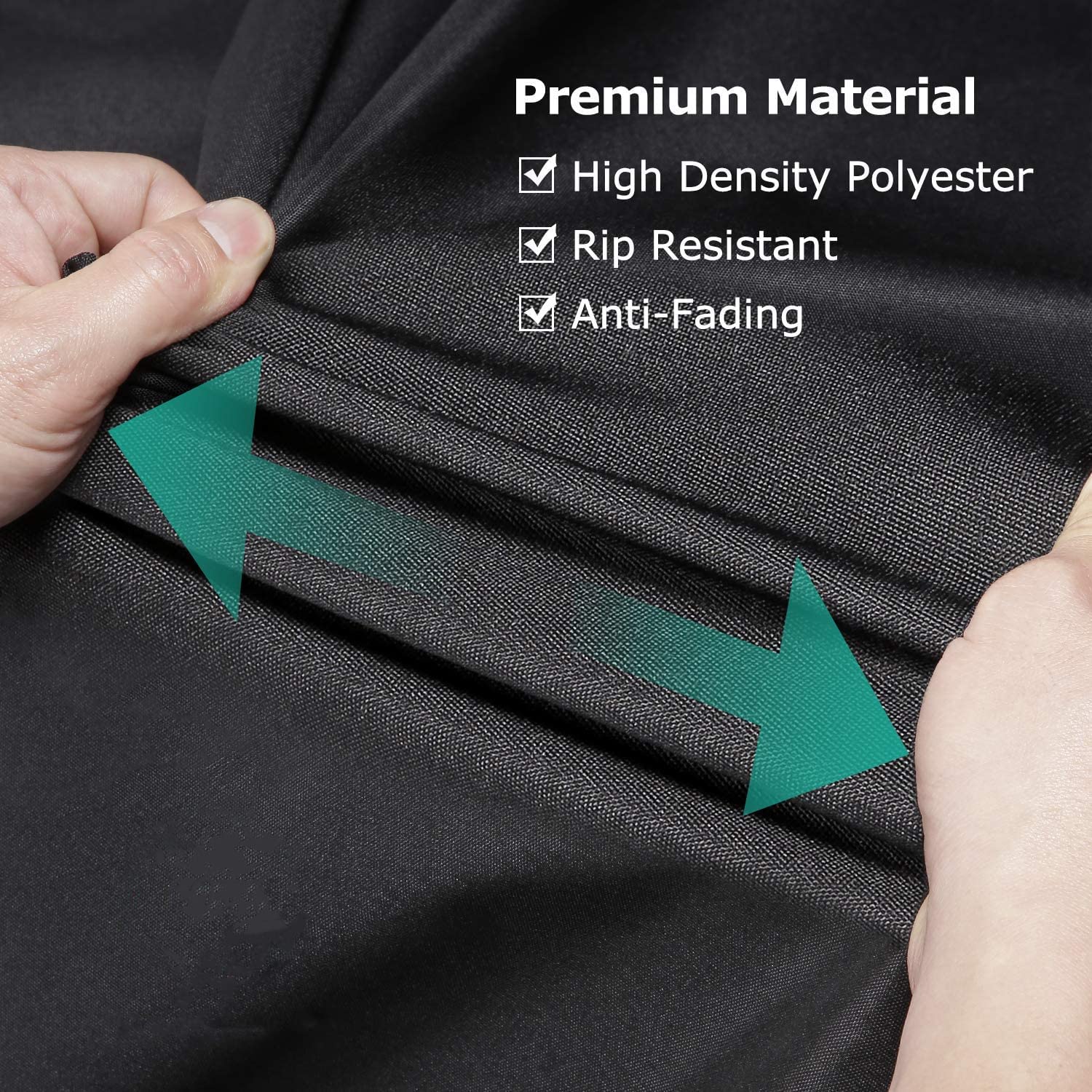 MAVINCHER drawstring hem adjuster tightened to prevent uplift in storms