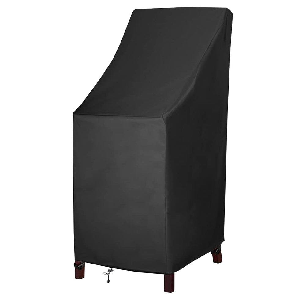 MAVINCHER front view of covered stacked chairs showing full protection and neat fit