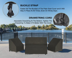 MaWGcowerd chair profile with cover on, snug fit for cushions and back