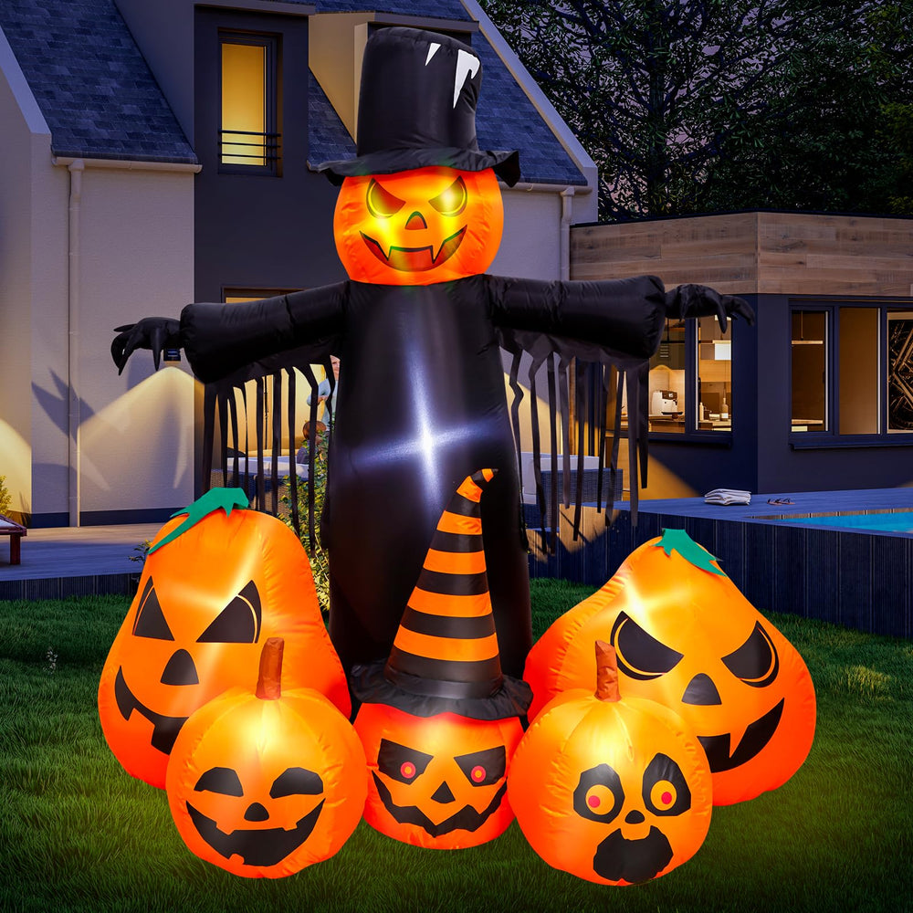 Max Fun fan and UL plug setup inflating pumpkin quickly and easily