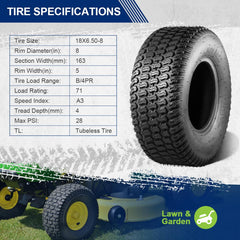 MaxAuto sidewall markings and size details for easy fit verification benefit