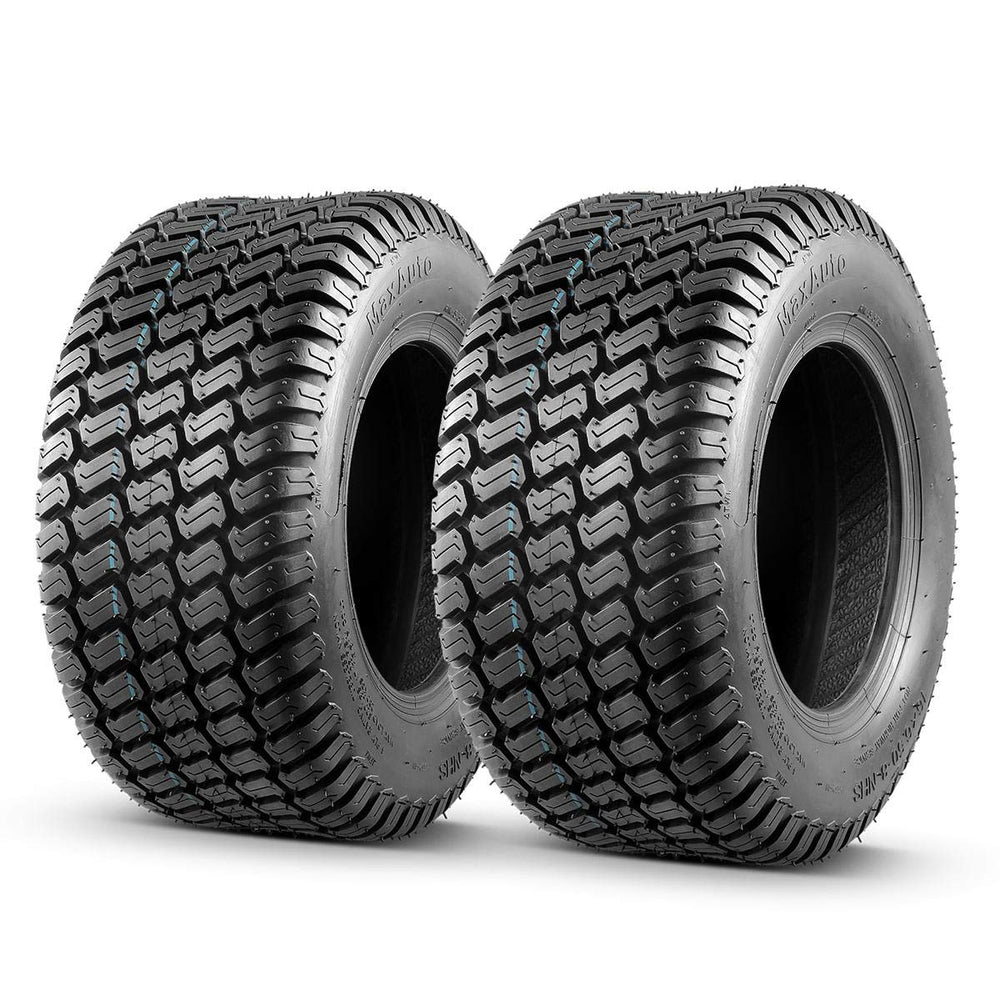 MaxAuto front view of tire pair showing fit and ready-to-install advantage
