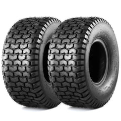MaxAuto front view showing tire profile and turf-friendly design benefits