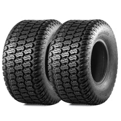 MaxAuto front tire profile showing tread and benefit of even turf contact