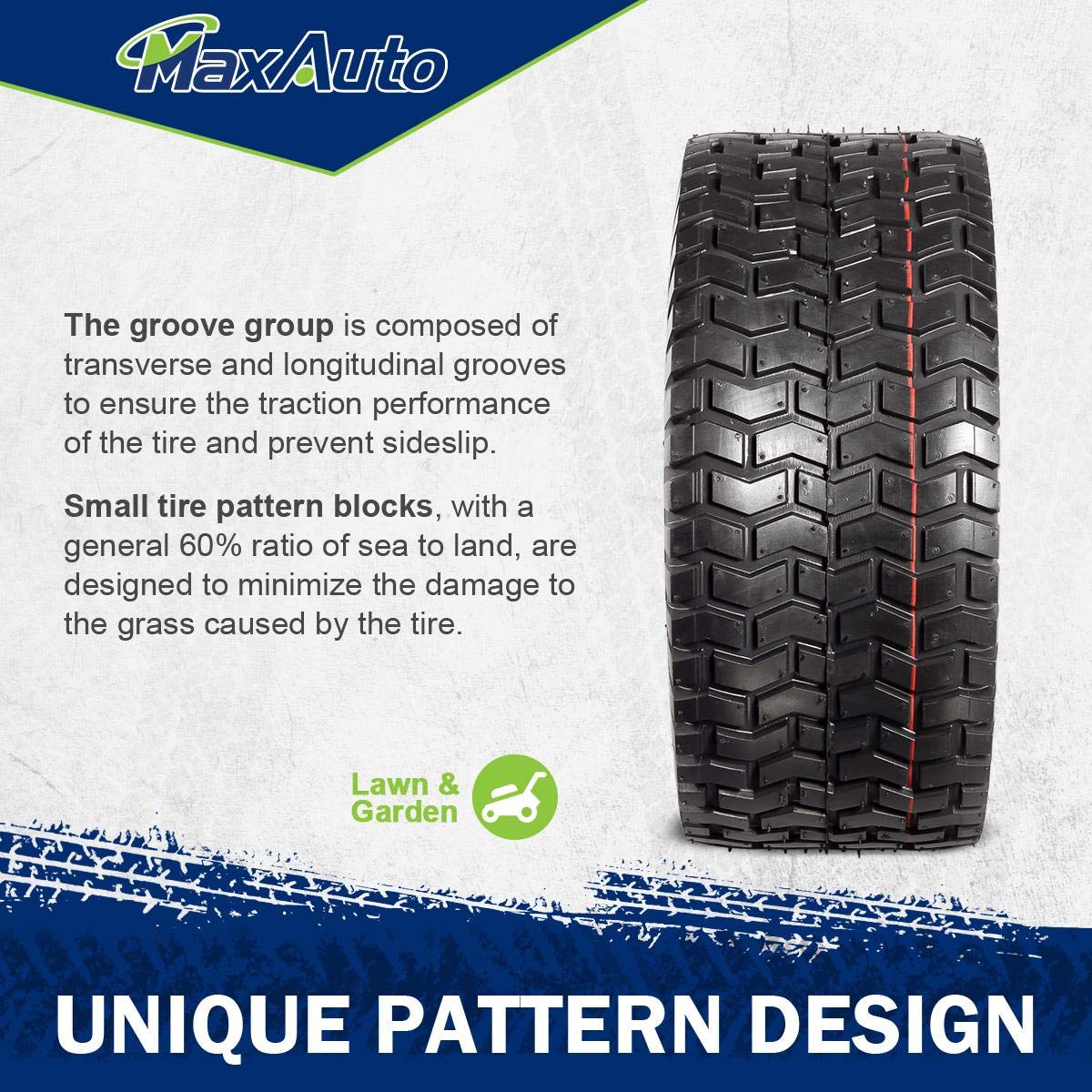 MaxAuto tire mounted on a rim ready to install for fast replacement