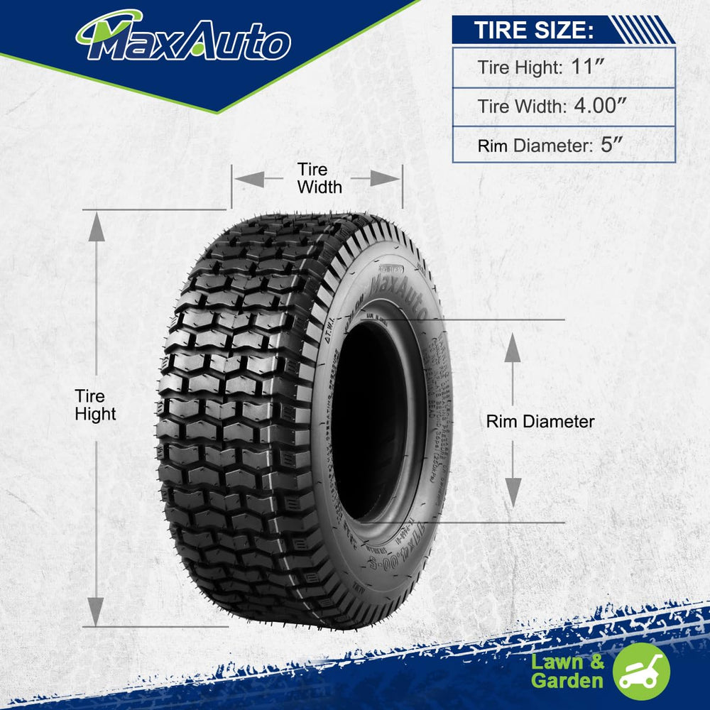 MaxAuto tire beside ruler scale for accurate size comparison benefit