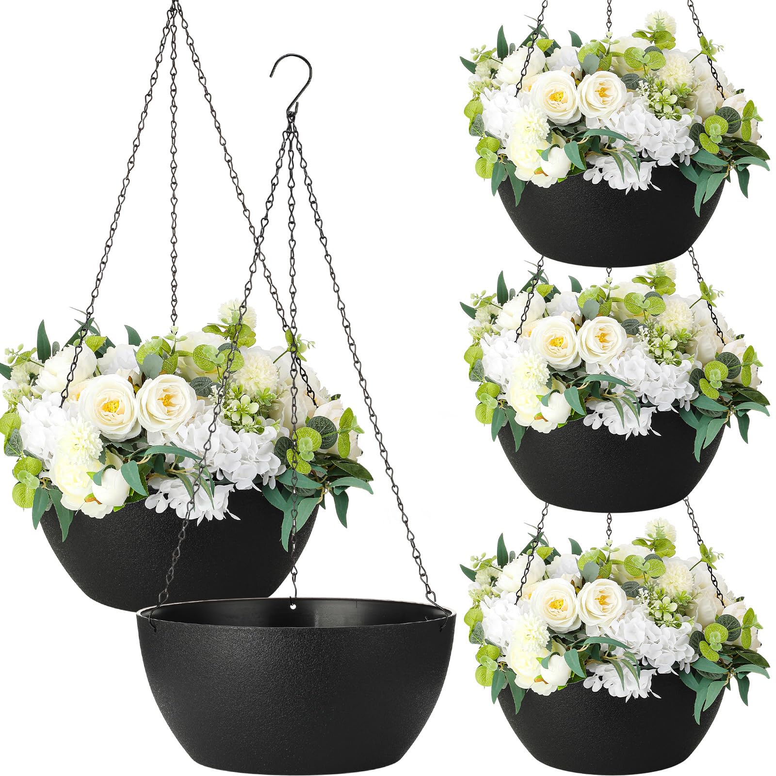 Maxcheck front view hanging planter showing clean silhouette and efficient space use