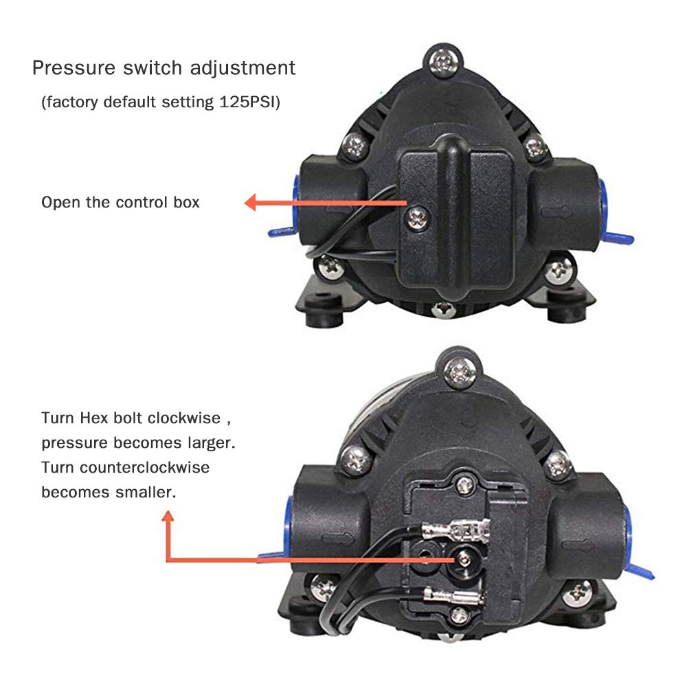MAXECO diaphragm detail highlighting durable rubber diaphragm for long life benefit