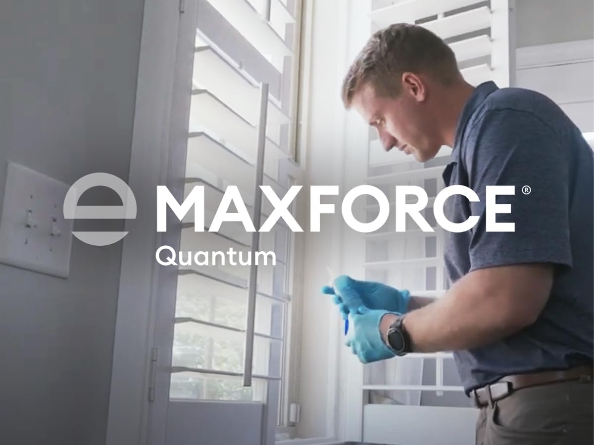 Refillable bait station filled with Maxforce Quantum gel placed neatly for discreet placement