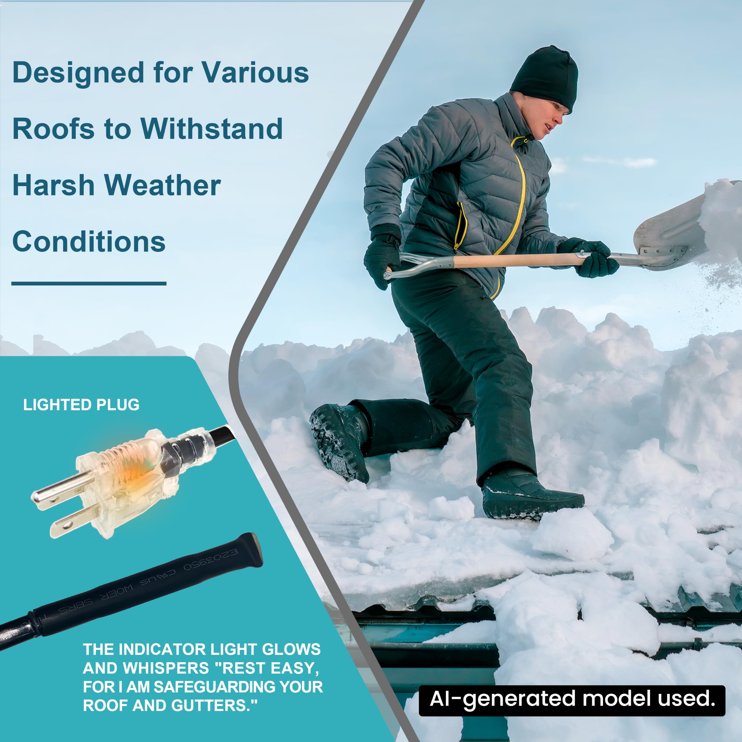 MAXKOSKO clips and spacers layout displaying included mounting hardware for secure fit