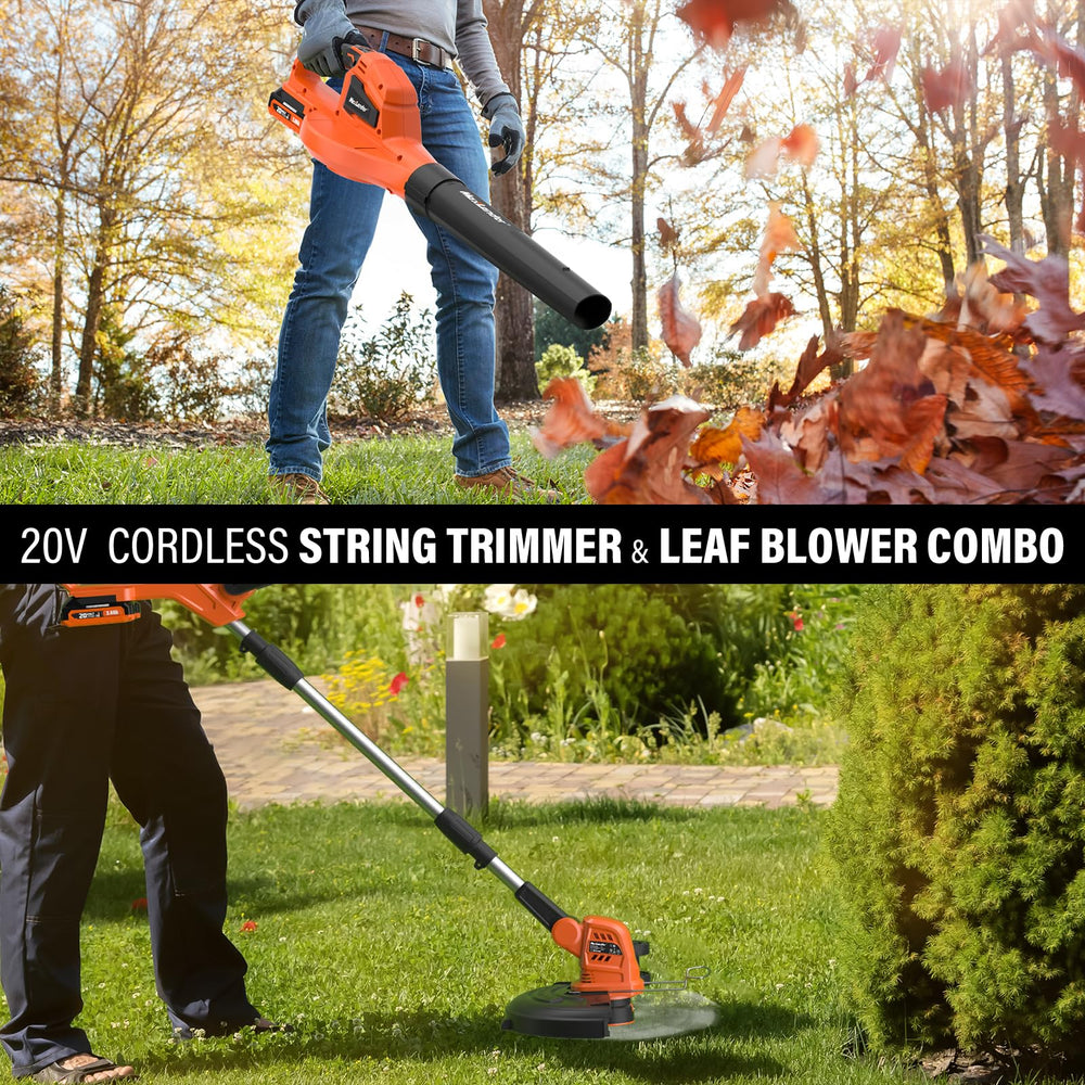 MAXLANDER close-up of automatic line feed trimmer head, highlighting easy line advancement