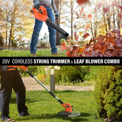 MAXLANDER close-up of automatic line feed trimmer head, highlighting easy line advancement