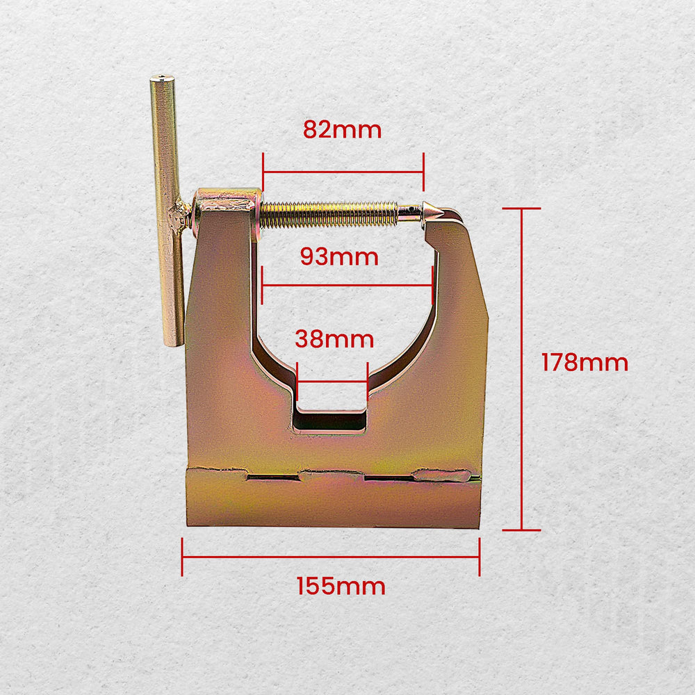 maXpeedingrods tool beside ruler showing scale for correct size selection