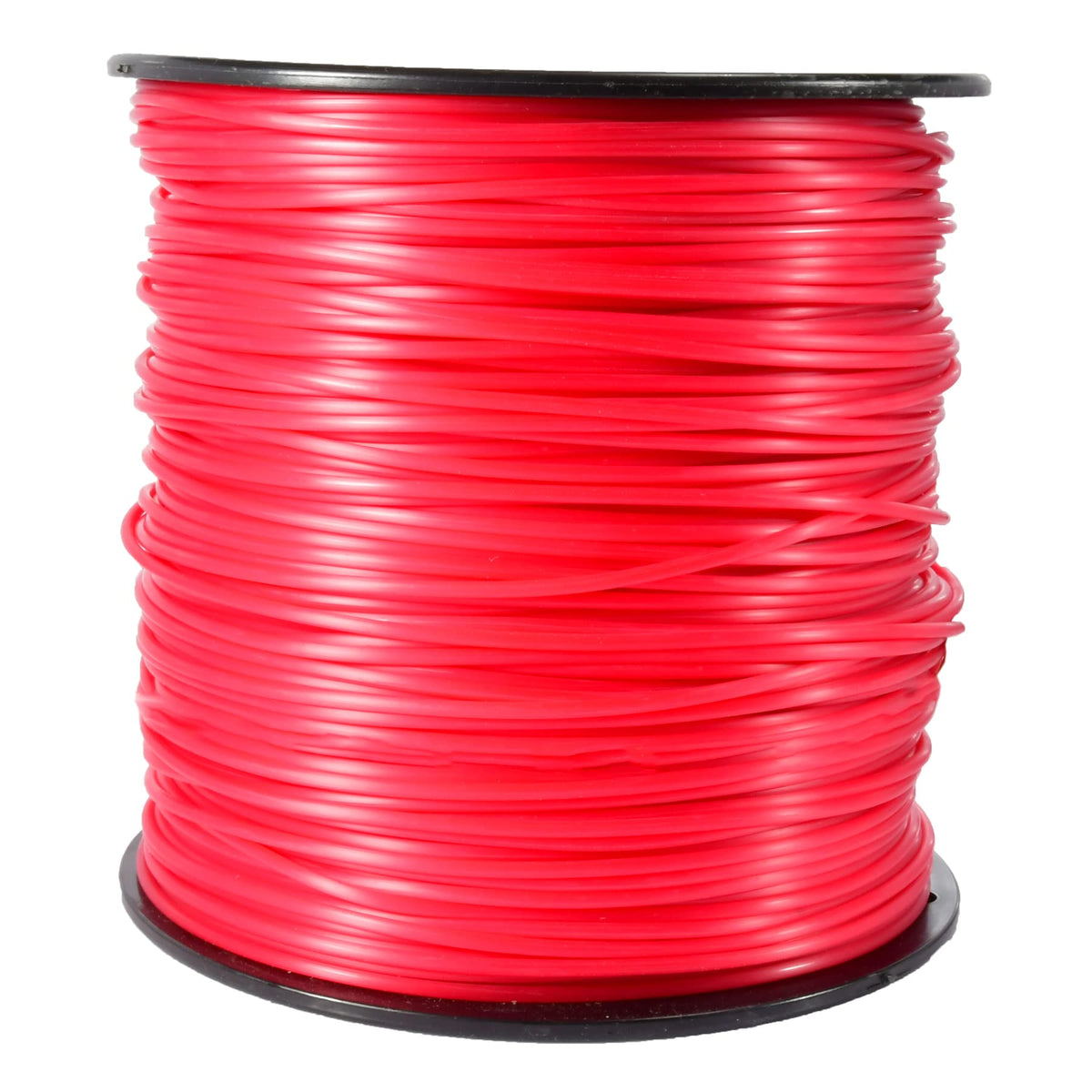 Maxpower 333605 front spool showing red 690-ft line and benefits of bulk supply